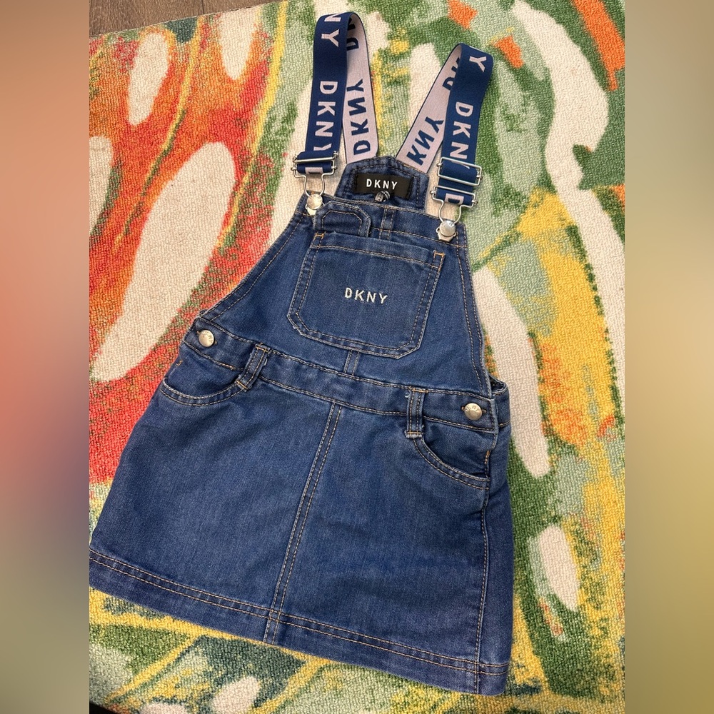 🌿5/$10🌿DKNY Blue Denim Kids Overalls
